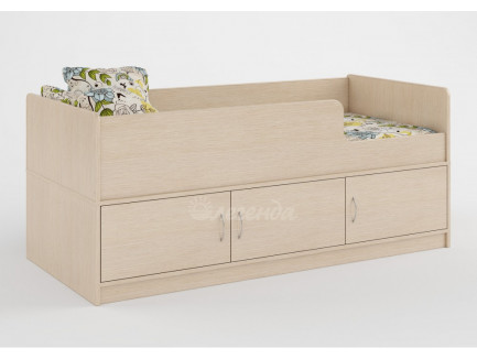 Детская кровать Легенда-35 с бортиками для детей от 2-3 лет, спальное место 160х70 см